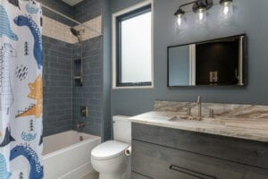 Living Stone Design+Build Kids Bathroom