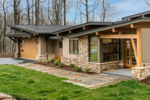 Living Stone Design+Build Hawks Nest Front Door