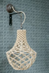 Living Stone Design+Build Hawks Nest Macrame Lamp