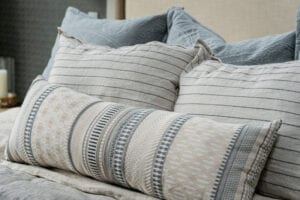 Living Stone Design+Build Hawks Nest bed Throw Pillows