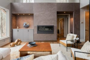 Living Stone Design+Build Hawks Nest Fireplace