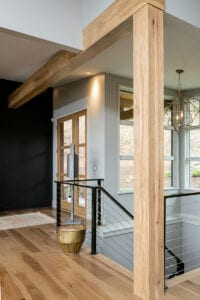 Living Stone Design+Build Hawks Nest Front Door Interior