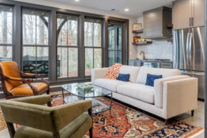 Living Stone Design+Build Downstairs Living Area