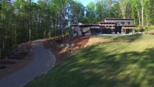 The Watkins Residence view from the road