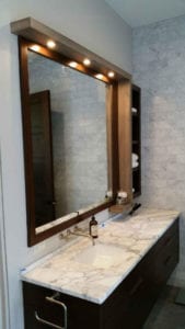 The Watkins Residence bathroom vanity
