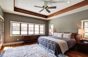 Living Stone Design+Build Modern Semi-Custom Home Master Bedroom