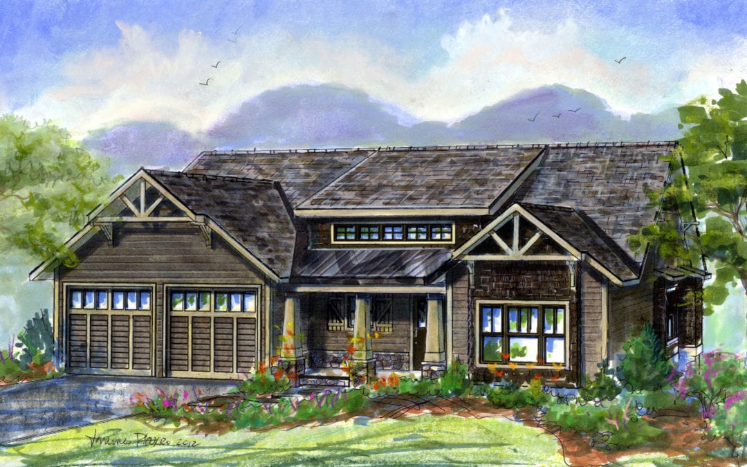 The Petite Alexandra Cottage – semi-custom plan
